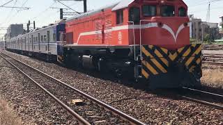 EMU500被柴電包夾~8792次回送車本務R169+R172通過岡山車站(2021.02.01)