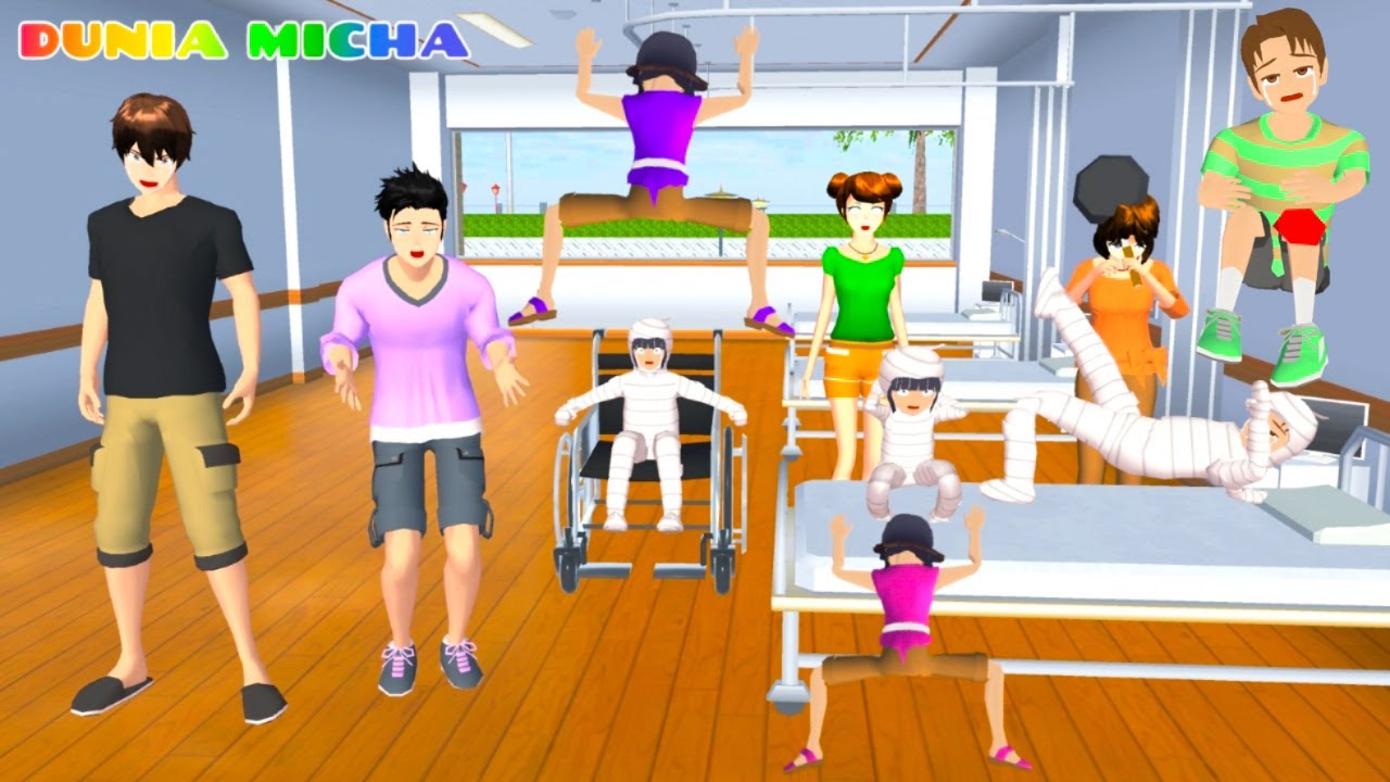 Yuta Kaki Patah 8 Mio Mia Jatuh Ke Dalam Jurang Patah Tulang 11 Karena Sepeda | Sakura Simulator