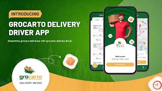 Grocarto Delivery driver app | Grocery delivery script | Bugtreat Technologies