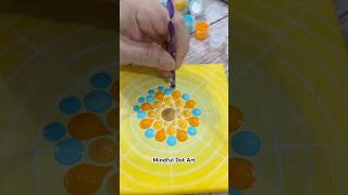 Mindful Dot Art #mindfulart #dotart #stressrelief #calm #shorts #art