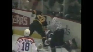 Canucks - Capitals rough stuff 1/5/90