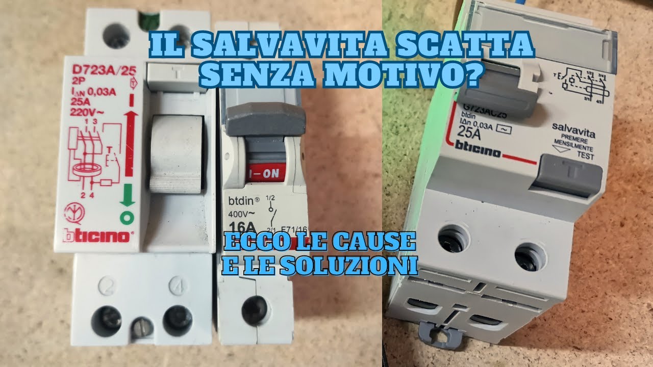 Il salvavita scatta senza motivo? Ecco le cause e le soluzioni