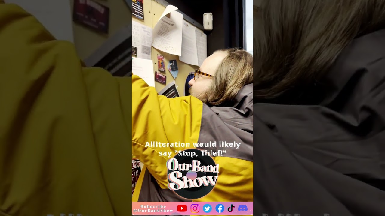 Our Band Show starts beef with Alliteration over poster placement?