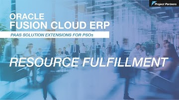 Resource Fulfillment Extension for Oracle Cloud ERP