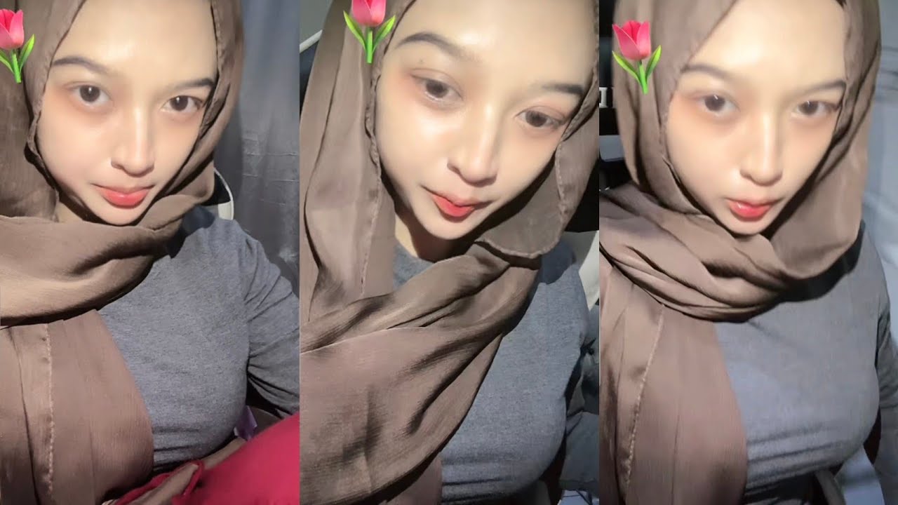 MAKIN HOT! Live Anya Hijaber Cantik Pakai Kaos Abu Ketat, Body 'Gemoy' Padatnya Bikin Salfok Parah!