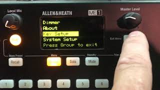 Get Up & Running with your Allen & Heath Me-1 with Dlive Console - Part 2/2