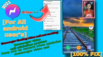 🤔Messager Floating Video Call Not Working 2023| Messenger video call minimize problem [solved]