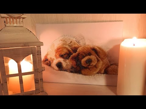 Мой рулон вышитых неоформленных работ