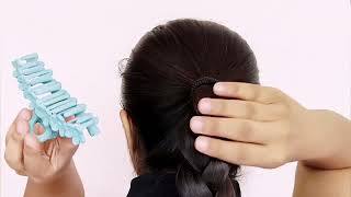 5 Simple Juda Hairstyles for Medium Hair l easy bun hairstyle l bun hair style girl