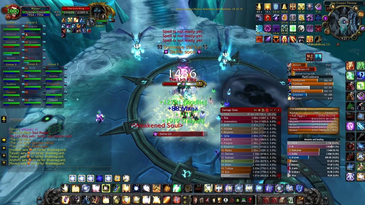 Rise - Lich King 25 #1 - Sunwell Angrathar