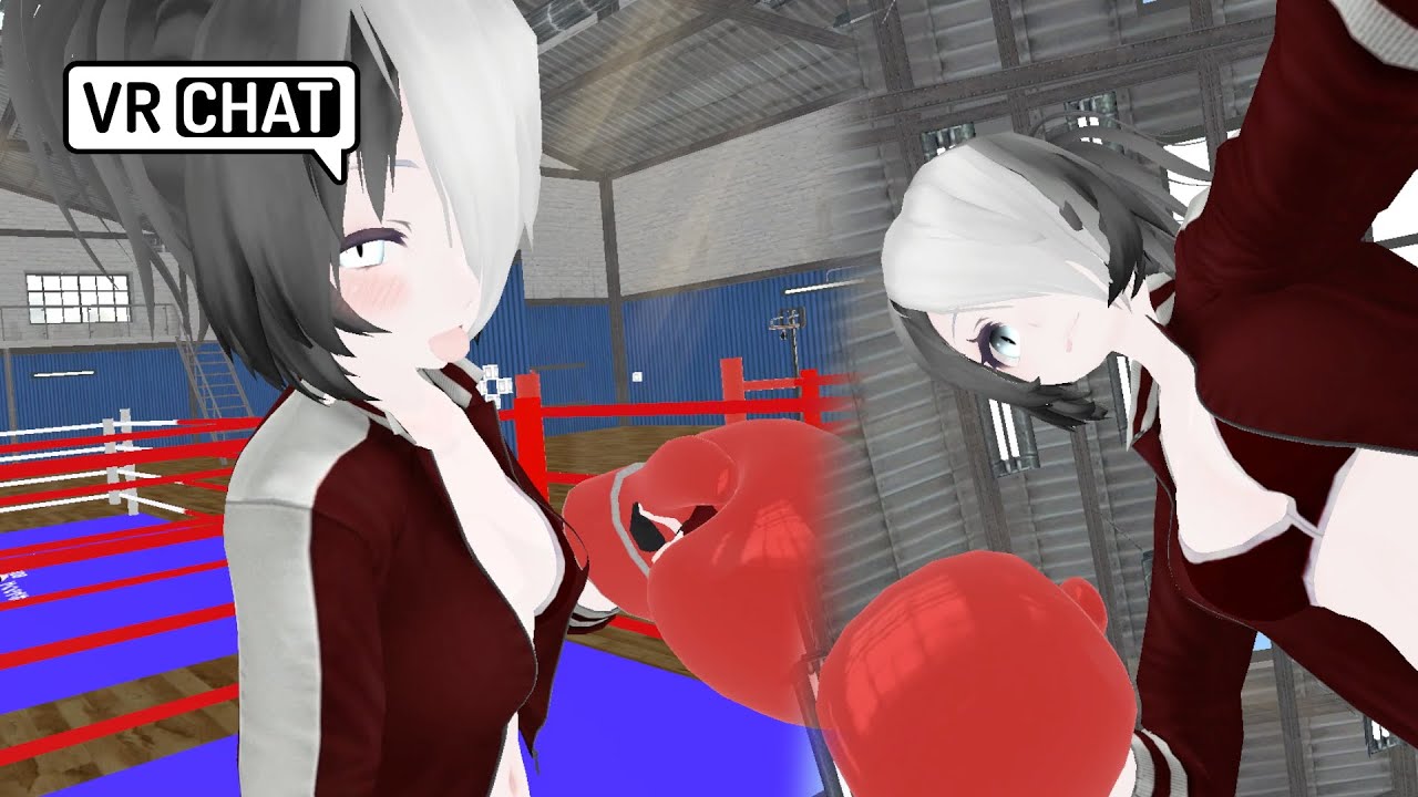This classic boxer makes sure you WON'T forget her!💖 VRchat POV KICKBOXING