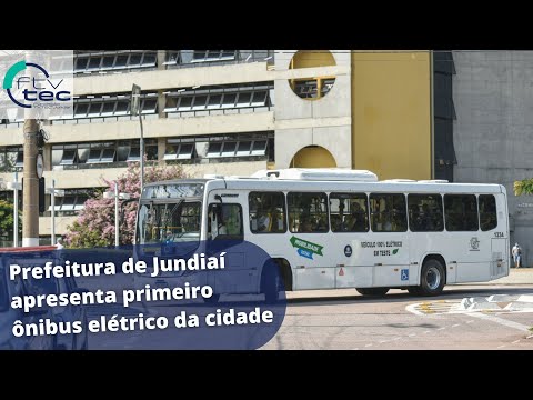 Prefeitura de Jundiaí apresenta primeiro ônibus elétrico da cidade