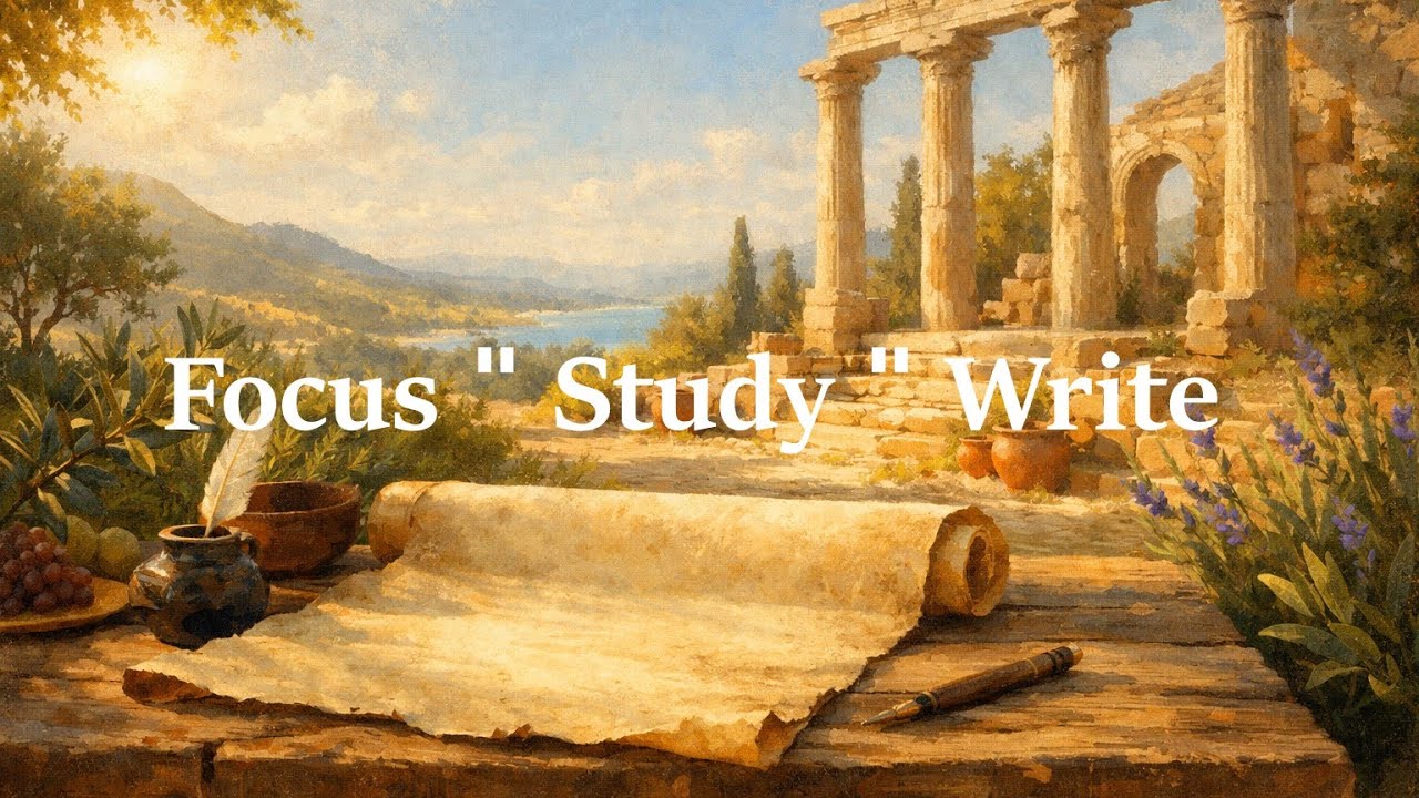 Ancient Greek Music for Reading, Studying & Writing | Calm Ambient Focus