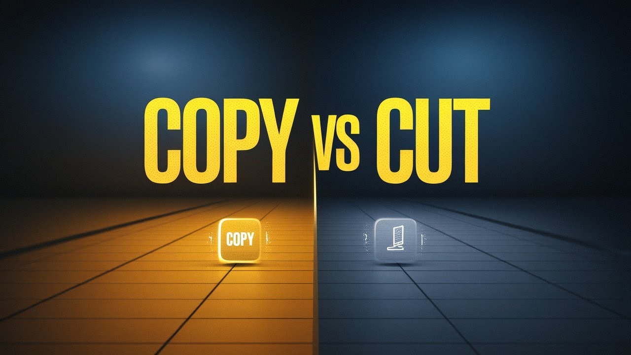 Copy vs Cut: What's the Difference? | Essential Guide - YouTube