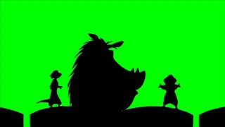 Timon And Pumbaa Rewind Green Screen With More Characters Better Version 2