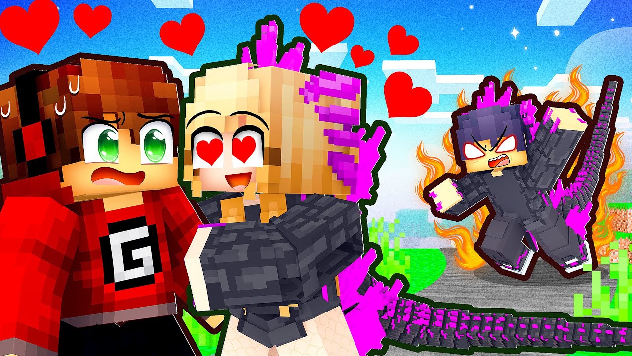 GUIHH ROUBOU A NAMORADA DO GODZILLA no Minecraft