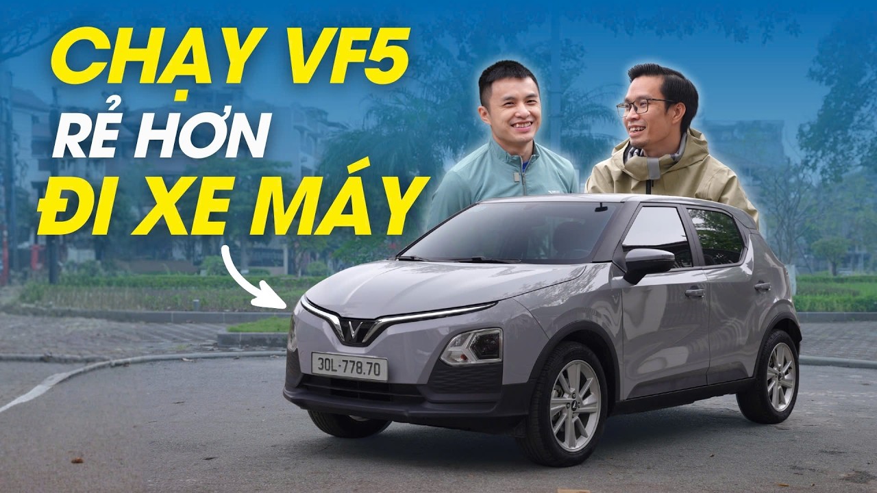 Chạy VinFast VF 5 rẻ hơn cả đi xe máy! |Autodaily.vn