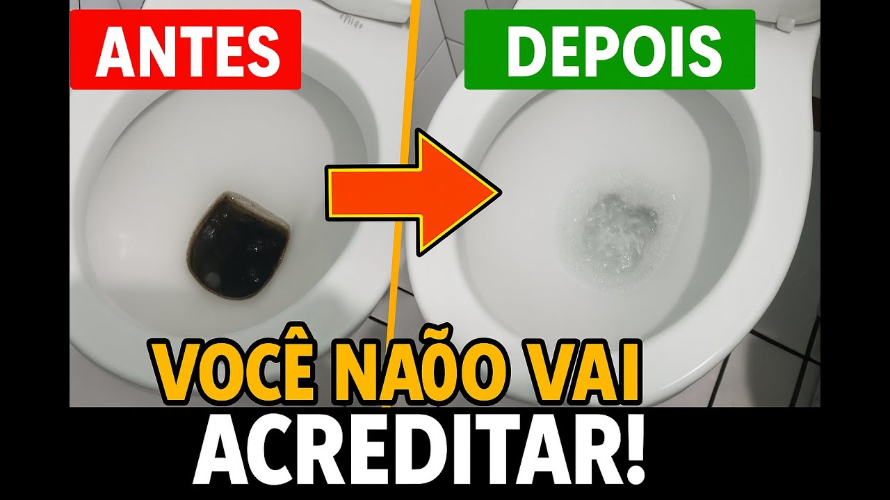Como LIMPAR Vaso Muito SUJO (Antes e Depois REAL! ) - YouTube
