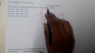 GATE CSE 2010 || Digital Electronics || GATE Insights Version: CSE