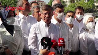 Meclis Önünde Basın Açıklaması Yapması Engellenen Davutoğlu Asla Kurtlar Sofrasına Yem Etmeyeceğiz