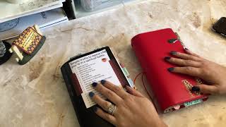 Transitioning into December Moleskine Book Using A5 Stalogy