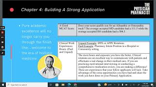 What Makes a Strong Application