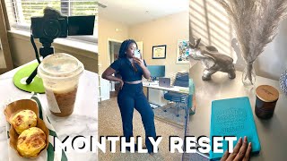 MONTHLY RESET VLOG | Getting my life together for October, Planning, Deep Cleaning + Goal Setting