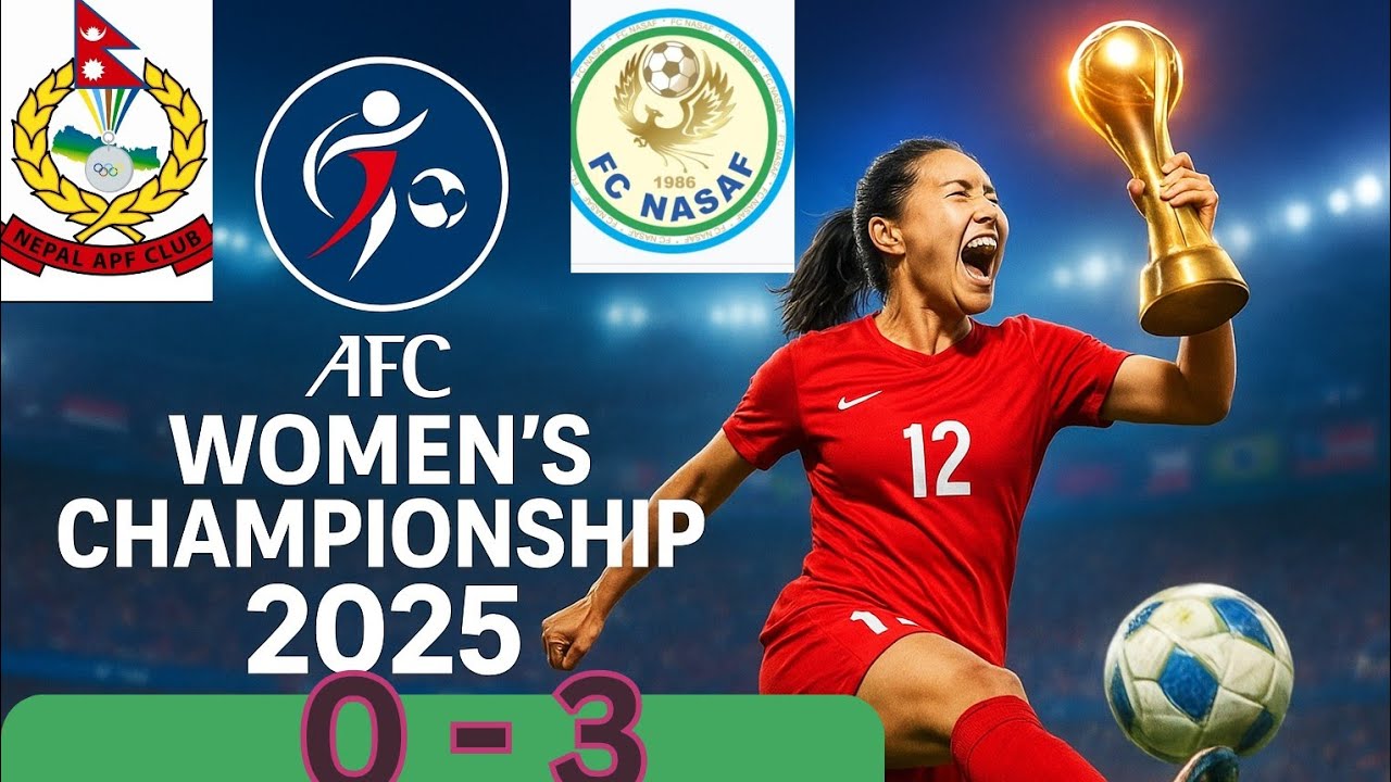 APF FC Vs FC NASAF .AFC Women's Champions League 2025-26 match highlights.