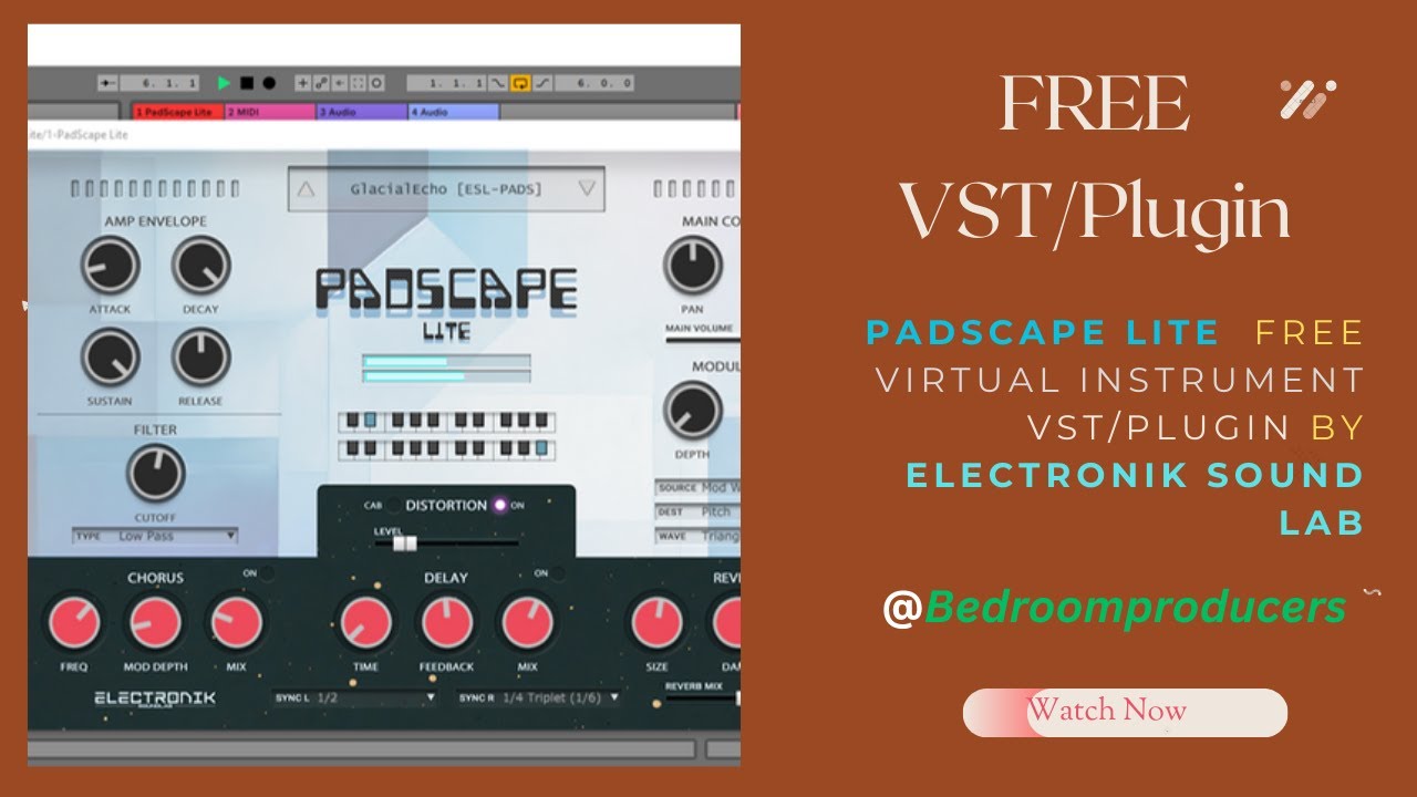 PadScape Lite FREE Virtual Instrument VST/Plugin by Electronik Sound