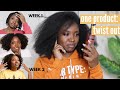 ONE PRODUCT Twist Out Lasted for Almost 2 Weeks! | Natural Hair