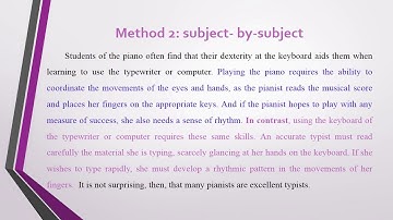 Paragraph development (comparison  and contrast)