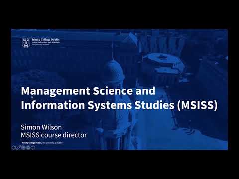 Management Science and Information Systems Studies - TR034