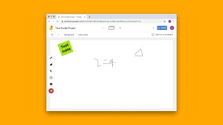 How can I draw or doodle with students
