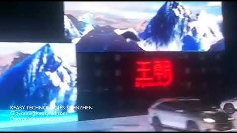 Interactive led floor BMW | KEASY SHENZHEN TECHNOLOGIES