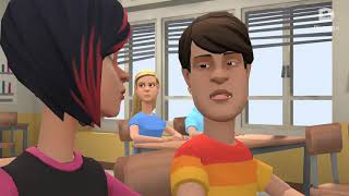 Plotagon animation Leighton skips school
