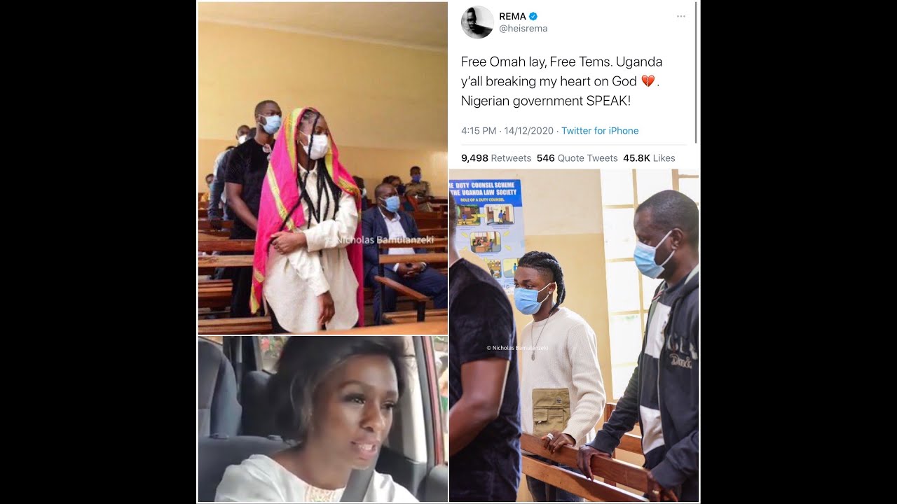 Nigerian, Ugandan Celebrities React To The Arrest Of Omahlay And Tems