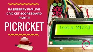 Raspberry Pi 3 Live Cricket Score Display Part-II screenshot 5