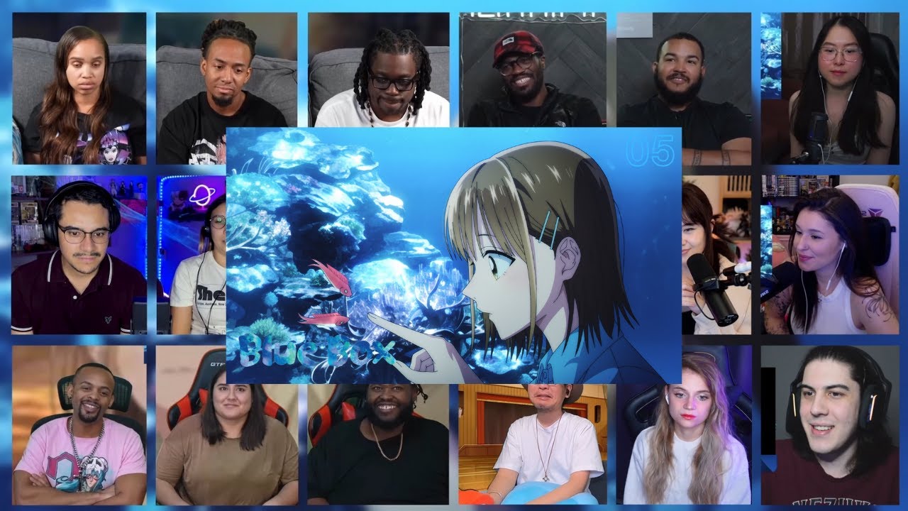 💞🏸 BLUE BOX S1 EP5 REACTION MASHUP 🌸✨ | DAMN IT—MY 💗!! CUTENESS OVERLOADED IN THIS EPISODE, MAN!! 🐟🌊