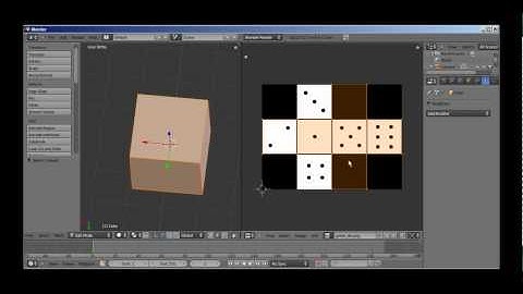 Blender 2.5 Tutorial 1.1 - Creating a Simple Die Part 2