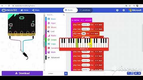 สอนทำเพลงในโปรแกรม microbit