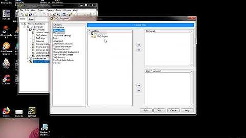 Labview DAQ y ejecutables