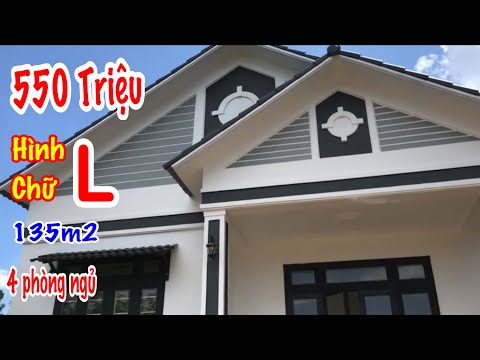 Video Mẫu nhà cấp 4 mái thái hình chữ L. Kinh phí hoàn thiện... - youtube