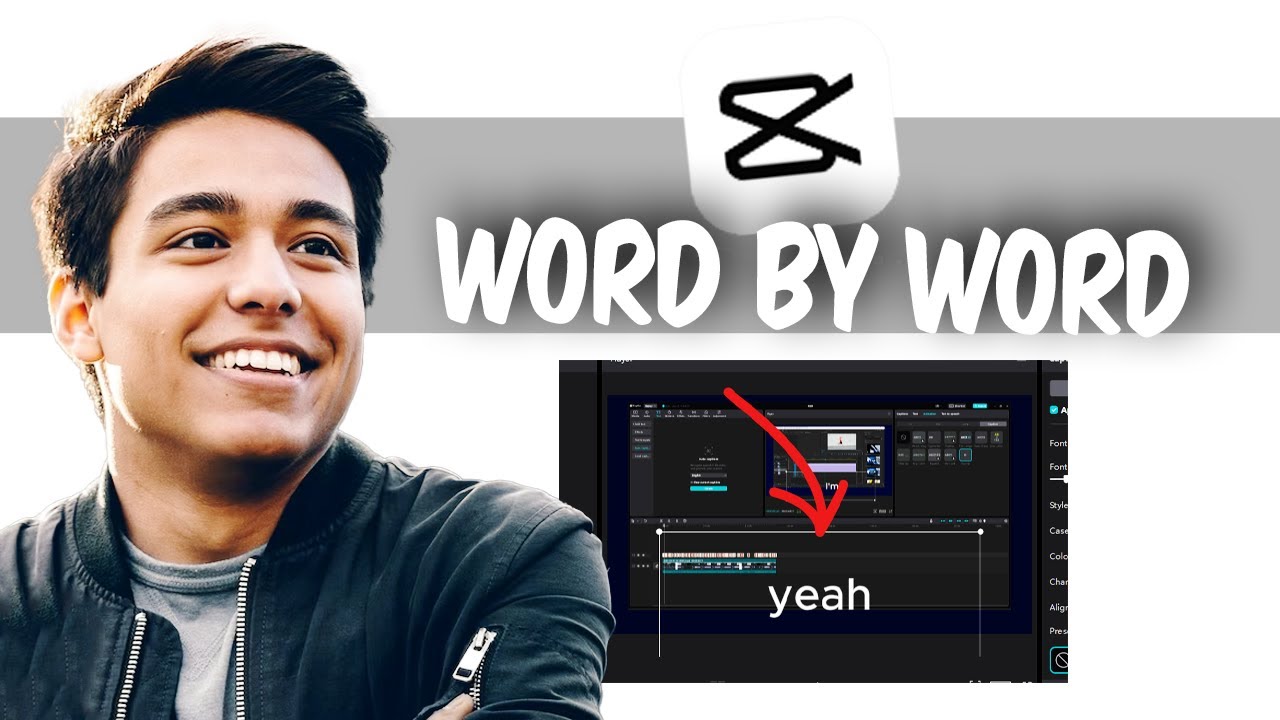 How To WORD By WORD Text Effect In CapCut PC Video Editing Tutorial How To WORD By WORD Text Effect In CapCut PC Video Editing Tutorial