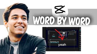 How To Word By Word Text Effect In Capcut Pc - Video Editing Tutorial