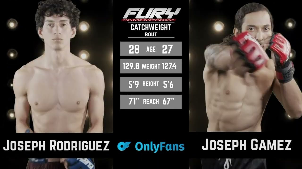 Fury 88 Prelims: Joseph Rodriguez vs Joseph Gamez