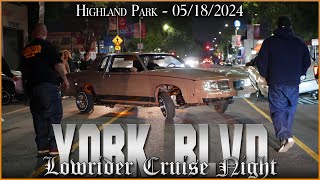 🔥 Exclusive Look at York Boulevard's Hottest Lowriders All Fired Up! 🚗💨 #LowriderLife 05/18/2024