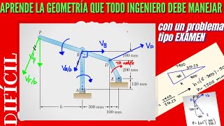 🎬 GENERAL Plane Motion ▸[Kinematics of RIGID BODIES] 😎Solved Problem [DIFFICULT]