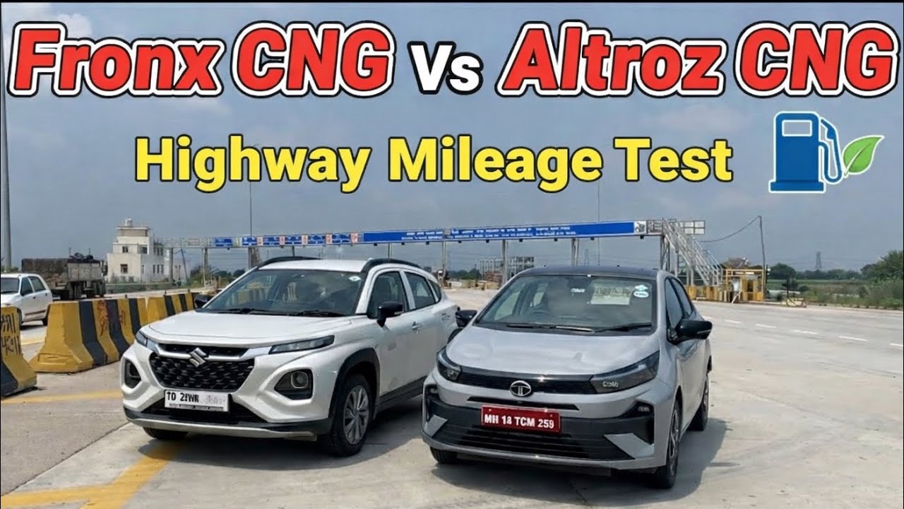 किसमे है जायदा दम! Fronx CNG Vs Altroz CNG Mileage Test ⛽️ | FCN