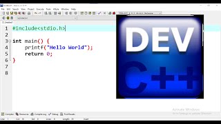 Lập trình C căn bản - Hướng dẫn cài công cụ Dev-C   cho người mới bắt đầu | hello world in c