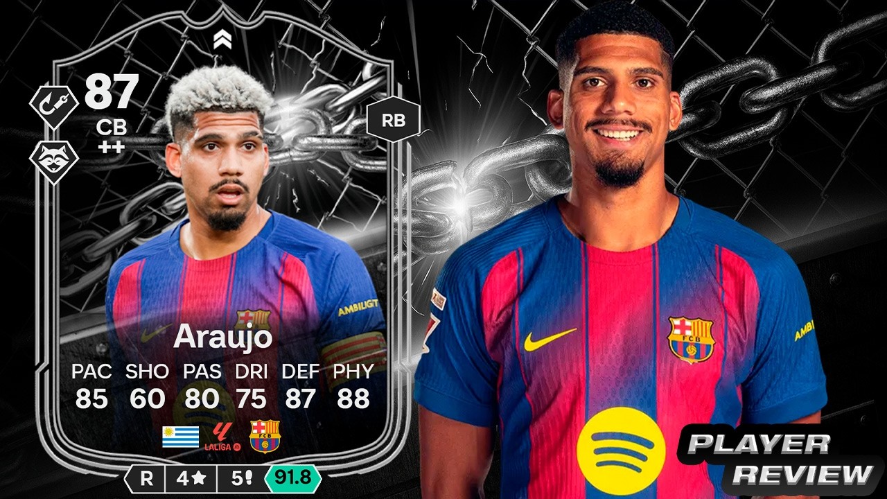 ¡HAZLO SÍ O SÍ! 87 RONALD ARAUJO SHOWDOWN SBC PLAYER REVIEW FC 26 😍